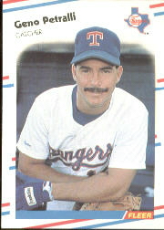 1988 Fleer Baseball Cards      477     Geno Petralli